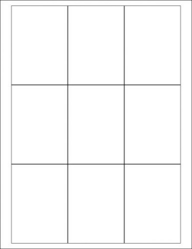 Picture of 2.5" x 3.5" Rectangle Label - square corners