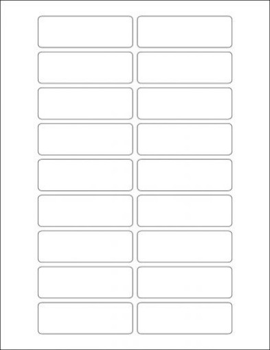 Picture of 3" x 1" Rectangle Label