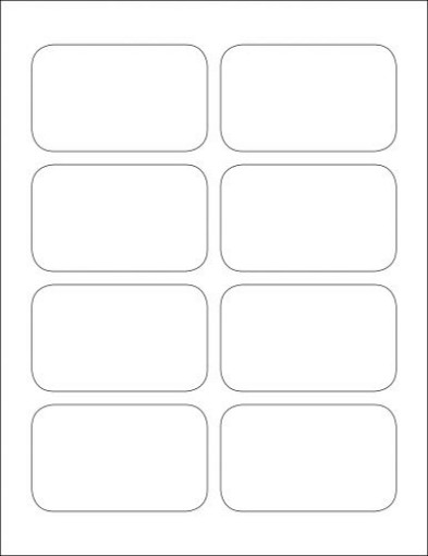 Picture of 3.5" x 2.125"   Rectangle Label
